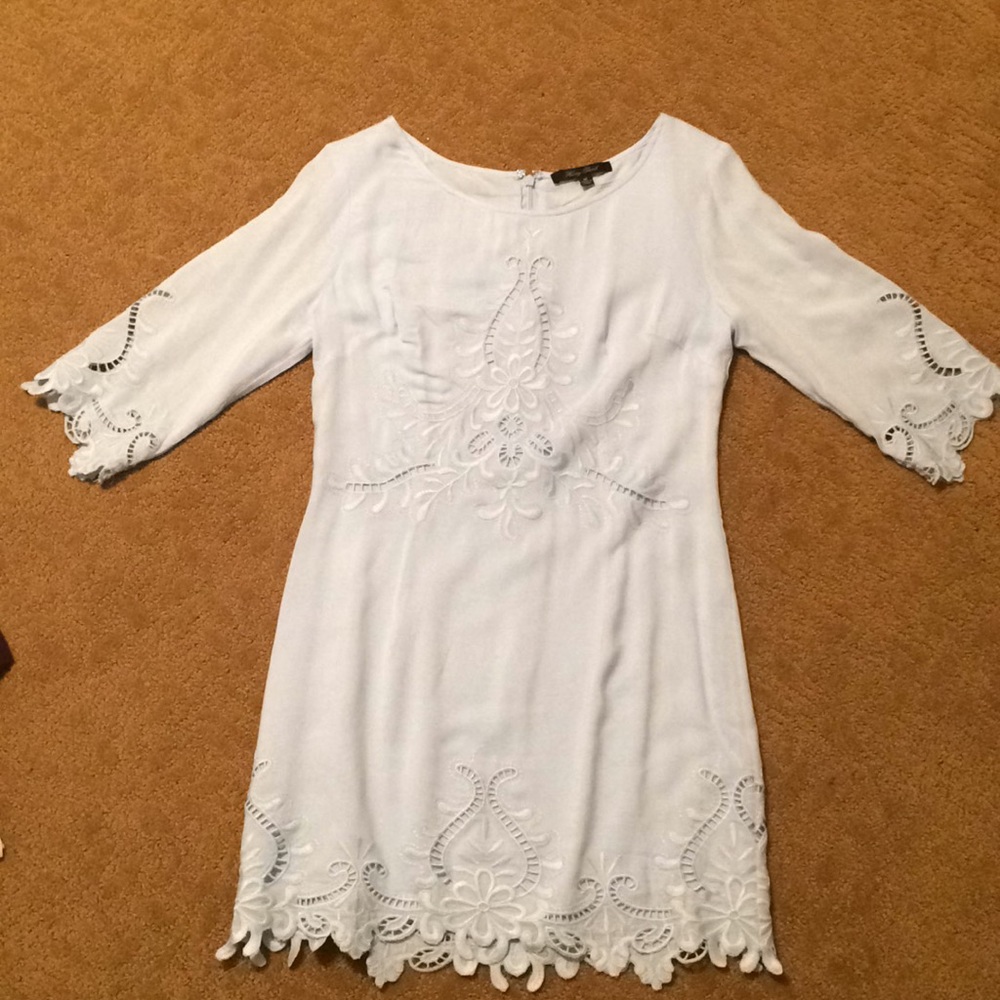 Powder blue embroidered Dress